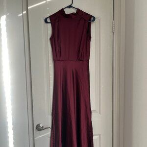 Maroon Lulus Dress